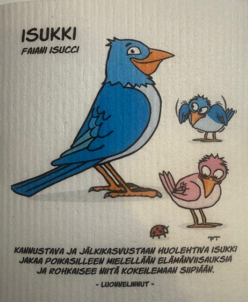 Tiskirätti luonnelinnut isukki